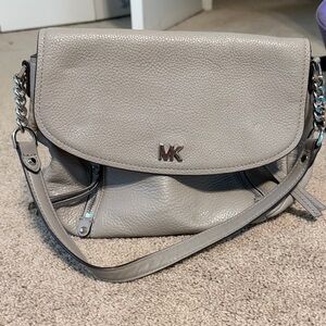 Michael Kors Pebble Gray Crossbody Bag